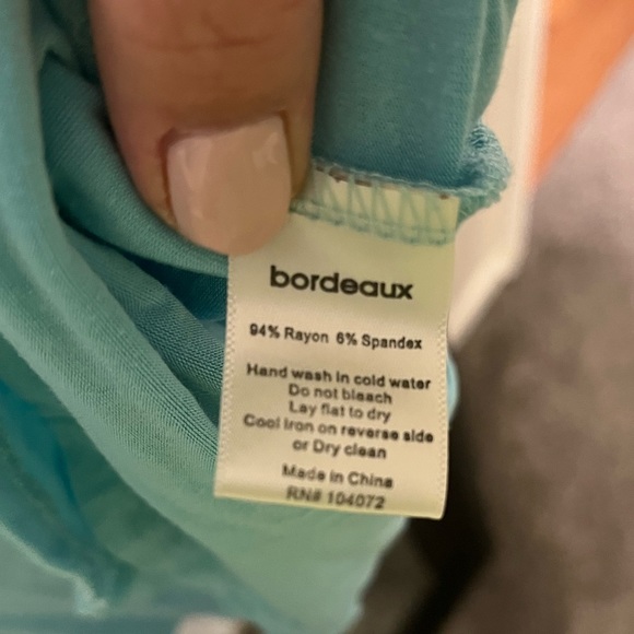 Bordeaux x Anthropologie Blue Swing Tunic Tank Top in
Size Medium - Picture 7 of 7